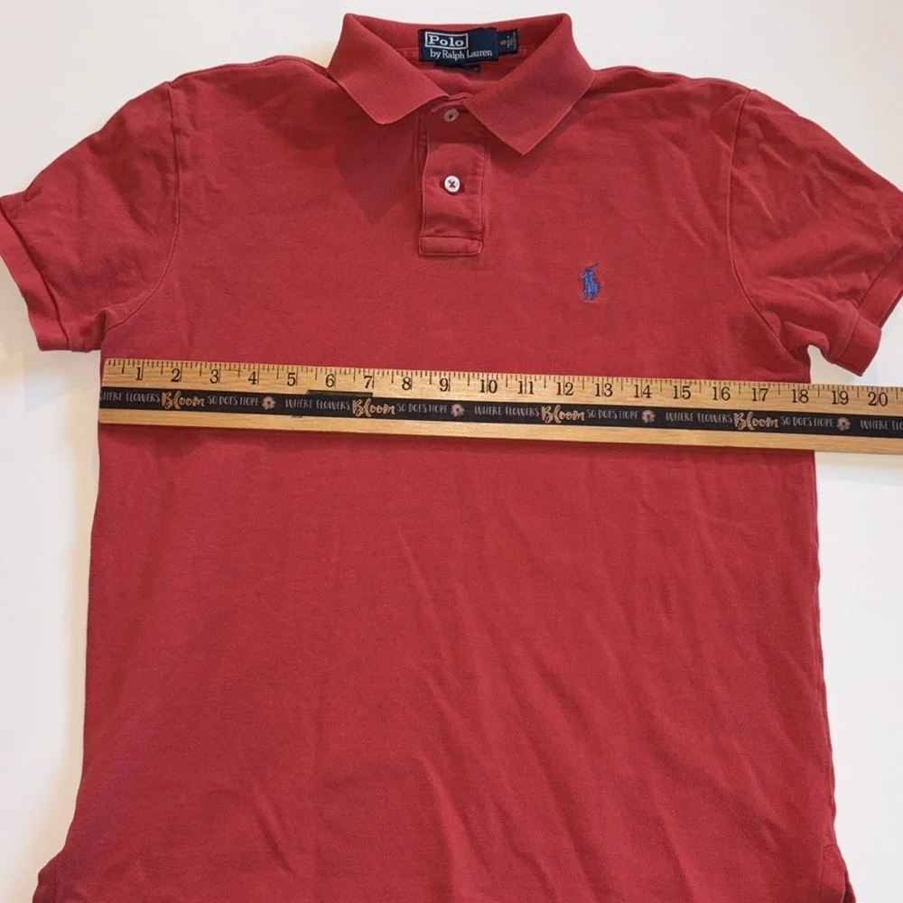 Ralph Lauren Red Polo Shirt Size Small